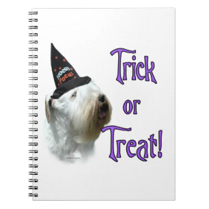 Sealyham Terrier Trick or Treat Notebook