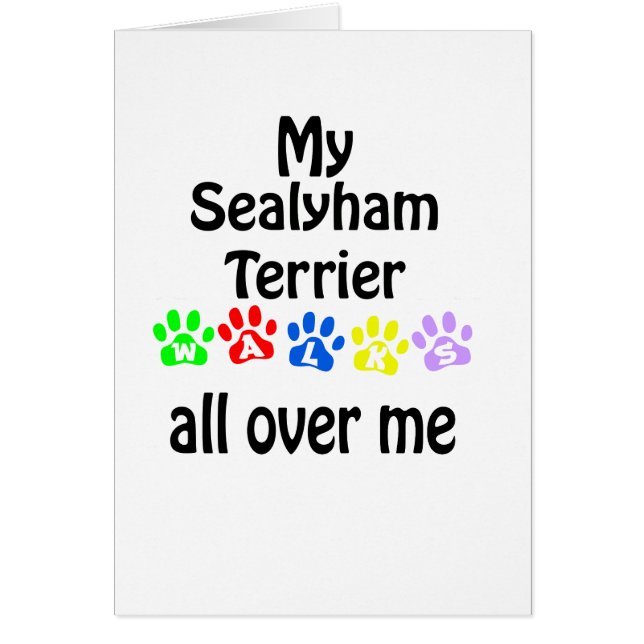 Sealyham Terrier Walks Design (Front)