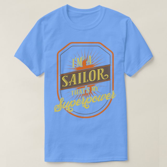 Seaman Sailor Profession T-Shirt (Design Front)
