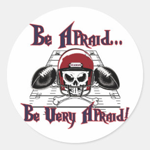 Seaman Vikings Be Afraid... Classic Round Sticker