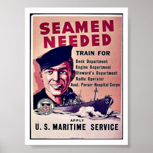 Seamen Needed Poster