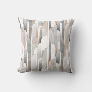Seamless abstract art deco pattern with texture an cushion