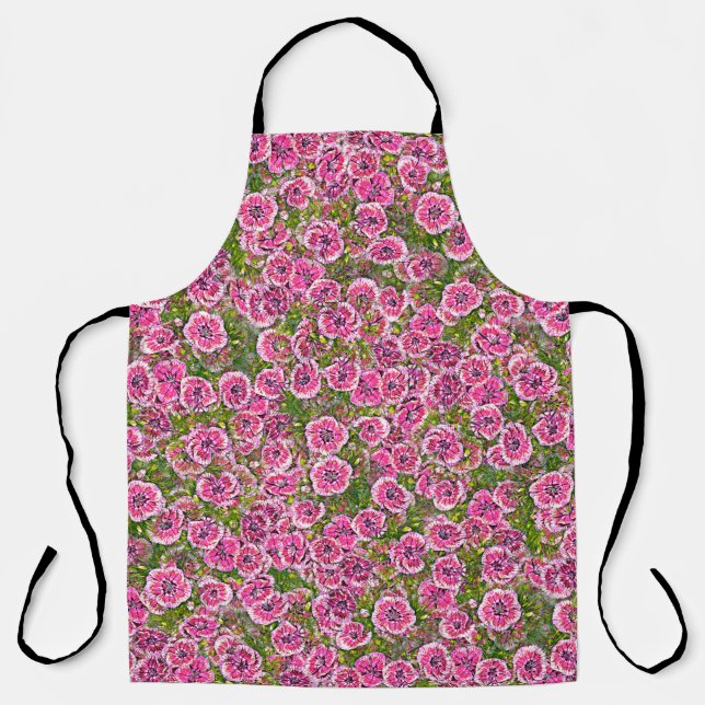 seamless abstract background. factory textile flow apron (Front)