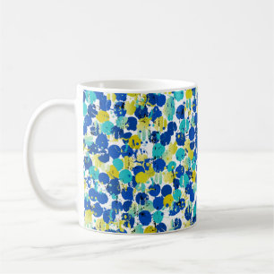 seamless abstract background pattern, with splashe coffee mug