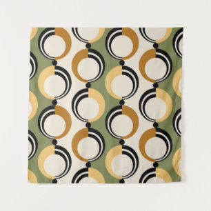 Seamless abstract chain pattern. Vintage design, f Tapestry