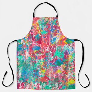 seamless abstract digital illustration fabric desi apron