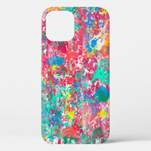 seamless abstract digital illustration fabric desi iPhone 12 case