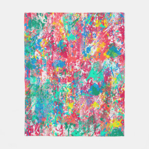 seamless abstract digital illustration fabric desi fleece blanket