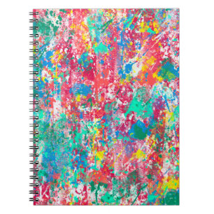 seamless abstract digital illustration fabric desi notebook