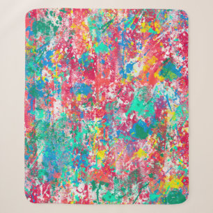 seamless abstract digital illustration fabric desi sherpa blanket