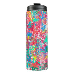 seamless abstract digital illustration fabric desi thermal tumbler