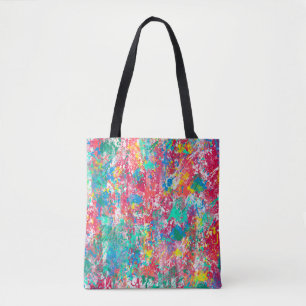 seamless abstract digital illustration fabric desi tote bag