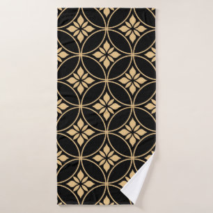 Seamless abstract floral pattern. Vintage backgrou Bath Towel