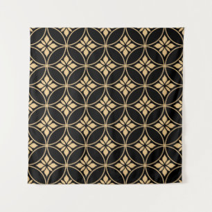 Seamless abstract floral pattern. Vintage backgrou Tapestry