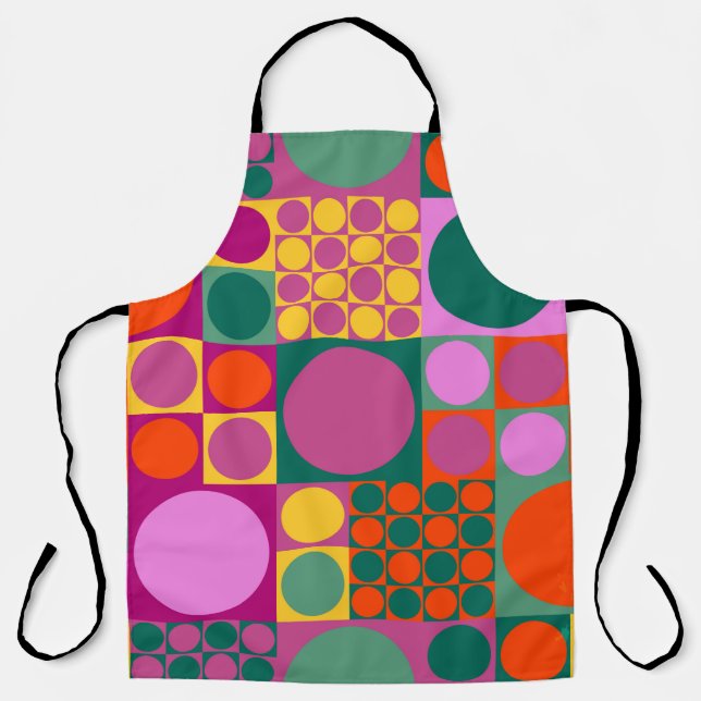 Seamless abstract geometric background pattern,  r apron (Front)