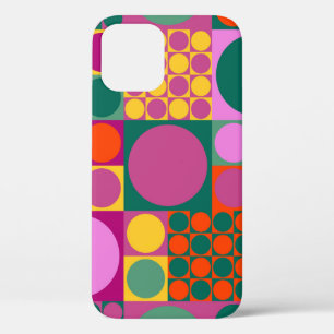 Seamless abstract geometric background pattern, r iPhone 12 case