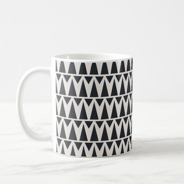 Seamless Abstract Geometric Modern Pattern Coffee Mug (Left)