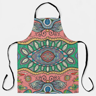 Seamless abstract hand drawn pattern. Decorative s Apron