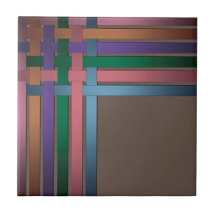 Seamless abstract lines striped silk satin ribbons tile