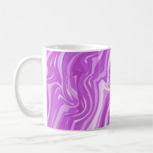 Seamless Abstract Marble Pink Pattern Coffee Mug