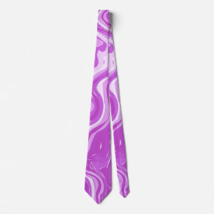 Seamless Abstract Marble Pink Pattern Tie