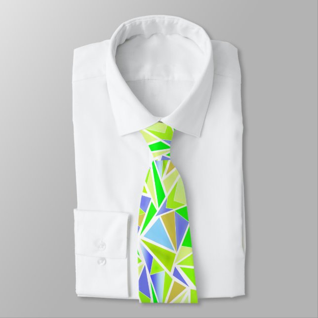 Seamless abstract modern geometrical shapes triang tie (Tied)
