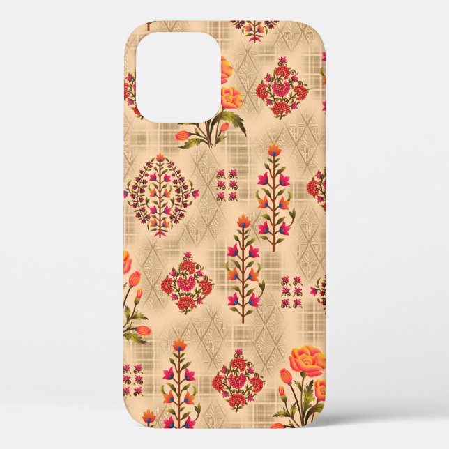 Seamless abstract mughal floral pattern Case-Mate iPhone case (Back)