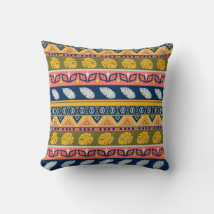 Seamless abstract ornamental african ethno traditi cushion