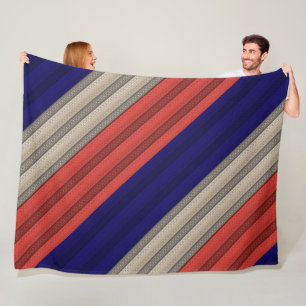 Seamless abstract ornamental decor retro vintage  fleece blanket