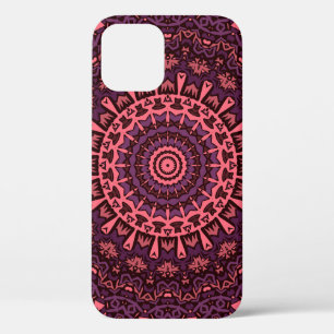 Seamless abstract ornamental mosaic kaleidoscope p iPhone 12 case