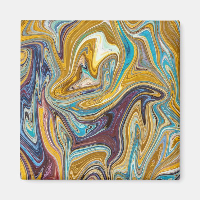 Seamless abstract pattern magnet (Front)