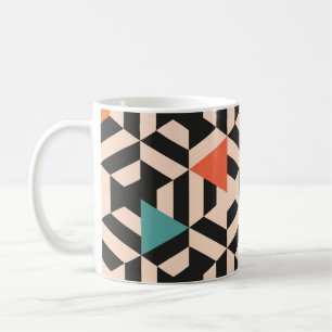 Seamless abstract pattern of geometric shapes. Geo Coffee Mug