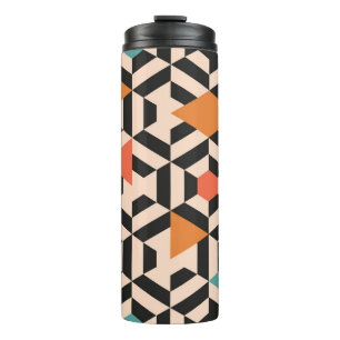 Seamless abstract pattern of geometric shapes. Geo Thermal Tumbler
