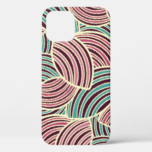 Seamless abstract pattern with the image of geomet iPhone 12 case