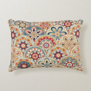 Seamless abstract wallpaper with circles trendy co decorative cushion