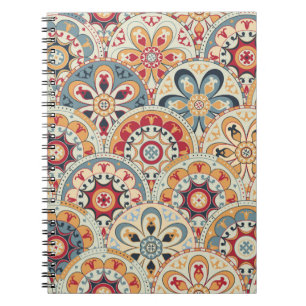 Seamless abstract wallpaper with circles trendy co notebook