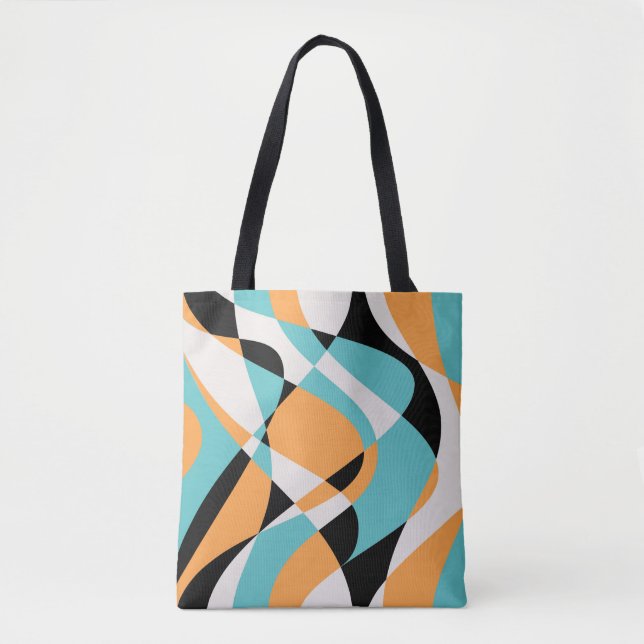 Seamless abstract waves pattern. Gorgeous seamless Tote Bag (Front)