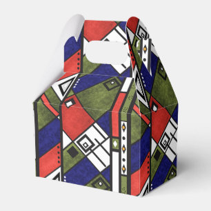 Seamless african ethno traditional texture pattern favour box