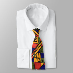 Seamless african ethno traditional texture pattern tie