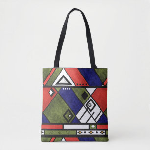 Seamless african ethno traditional texture pattern tote bag