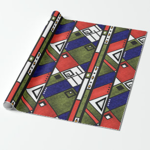 Seamless african ethno traditional texture pattern wrapping paper