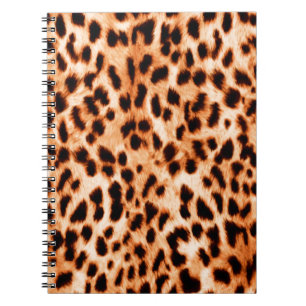 Seamless animal print Beautiful watercolor spotted Notebook