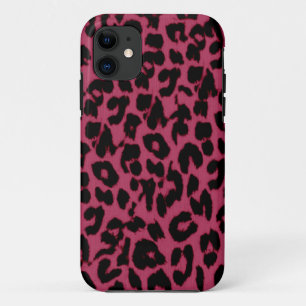 Seamless animal print fur skin of leopard iPhone 11 case