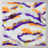 Seamless animal zebra. Dirty art pattern. Abstract
