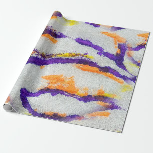 Seamless animal zebra. Dirty art pattern. Abstract Wrapping Paper