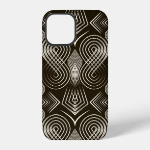 Seamless antique art deco pattern ornament. Geomet iPhone 12 Case