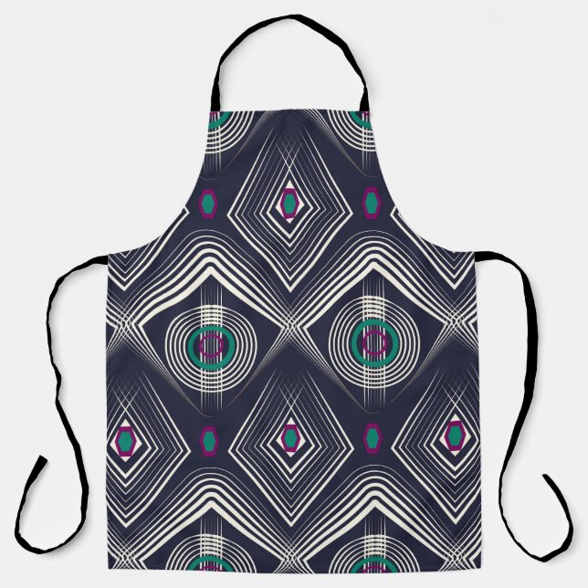 Seamless antique pattern ornament. Geometric styli Apron (Front)
