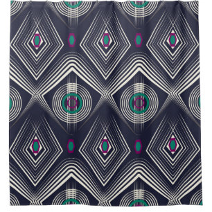 Seamless antique pattern ornament. Geometric styli Shower Curtain