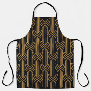 Seamless Art Deco Pattern. Vintage geometric minim Apron