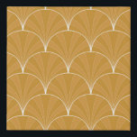 Seamless Art Deco Pattern. Vintage minimalistic ba Faux Canvas Print<br><div class="desc">Seamless Art Deco Pattern. Vintage minimalistic background. Abstract Luxury Illustration. 
abstract, arabesque, art, asian, autumn, background, background, curve, damask, deco, decor, decoration, decorative, design, elegant, element, fabric, fashion, flora, floral, vintage, retro, illustraion, hand drawn, ink-pen, </div>